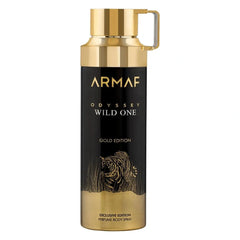 Odyssey Wild One Gold Edition Deodorant Spray 200ml (6.8 oz) by Armaf