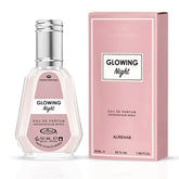 Glowing Night Eau De Parfum Spray 50ML (1.7 OZ) By Al Rehab | A Tropical Bloom Wrapped In Creamy Vanilla & Coconut, Perfect For Those Who Desire A Sweet & Exotic Floral Escape.