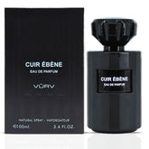 Cuir Ebene Eau De Parfum Spray 100ML (3.4 OZ) by Vurv | A Bold Blend of Sweet Raspberry, Rich Saffron, and Leathery Warmth.