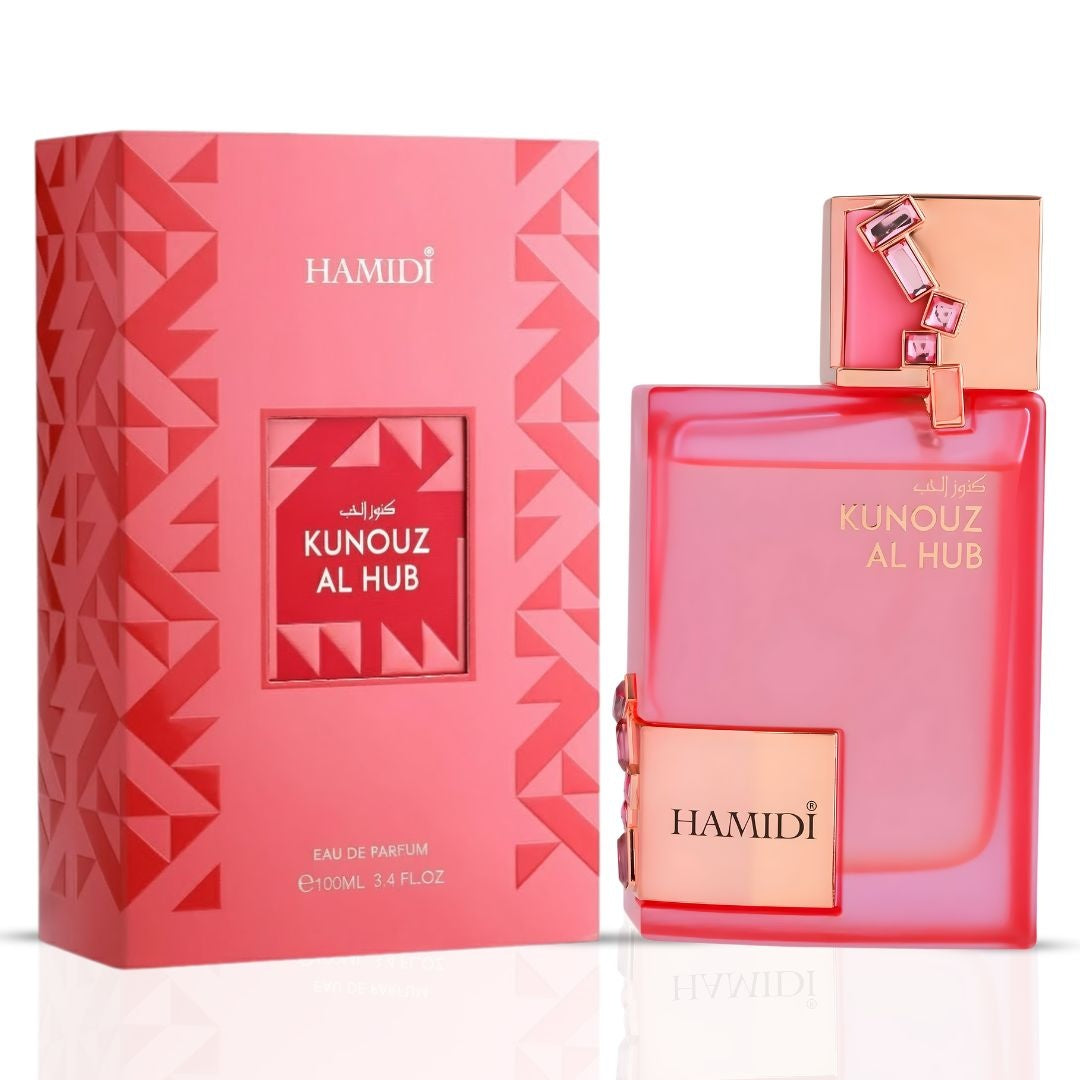 Kunouz Al Hub Eau de Parfum Spray 100ml (3.4 oz) by Hamidi - Intense Oud