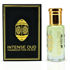 Rose Musk Perfume Oil 12ML (0.40 OZ) With Black Gift Box By Intense Oud | Fresh Rose, Zesty Lemon With A Soft Musk & Sandalwood Finish.