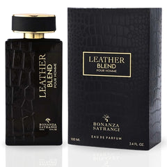 Leather Blend Pour Homme EDP Spray 100ML (3.4 OZ) by Bonanza Satrangi | Long Lasting, Exotic, Bold, Spicy, Luxurious Fragrances.