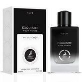Exquisite Club Pour Homme Eau De Parfum Spray 100ML (3.4 OZ) by Maison Alhambra | A Fresh, Spicy Start with Floral Elegance & a Warm, Smooth Finish.