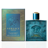 Versace Eros Eau De Parfum Spray 100ML (3.4 OZ) by Versace | Feel the Power of Versace: Energizing Citrus, Sophisticated Wood, Endless Luxury.