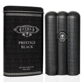 Cuba Prestige Black Eau de Toilette Spray 90ml (3.0 oz) by Parfums des Champs