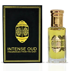 Addiction Perfume Oil 12ML (0.40 OZ) With Black Gift Box By Intense Oud | Citrusy Orange, Floral Jasmine, Warm Amber & Sweet Praline.