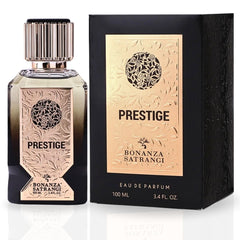 Prestige EDP Spray 100ML (3.4 OZ) by Bonanza Satrangi | Long Lasting, Fruity, Spicy, Floral, Luxurious Fragrance.