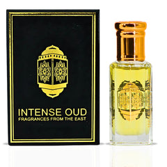Mukhallat Al Najm Perfume Oil 12ML (0.40 OZ) With Black Gift Box By Intense Oud | Elegant Rose With Vetiver, Smoky Oud & Amber.