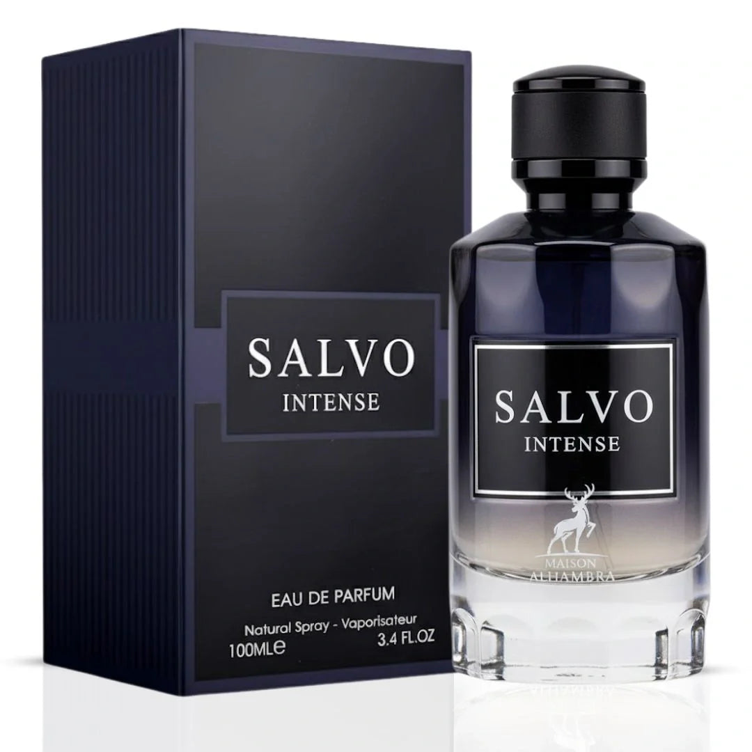 Salvo Intense Eau de Parfum Spray 100ml (3.4 oz) by Maison Alhambra - Intense Oud