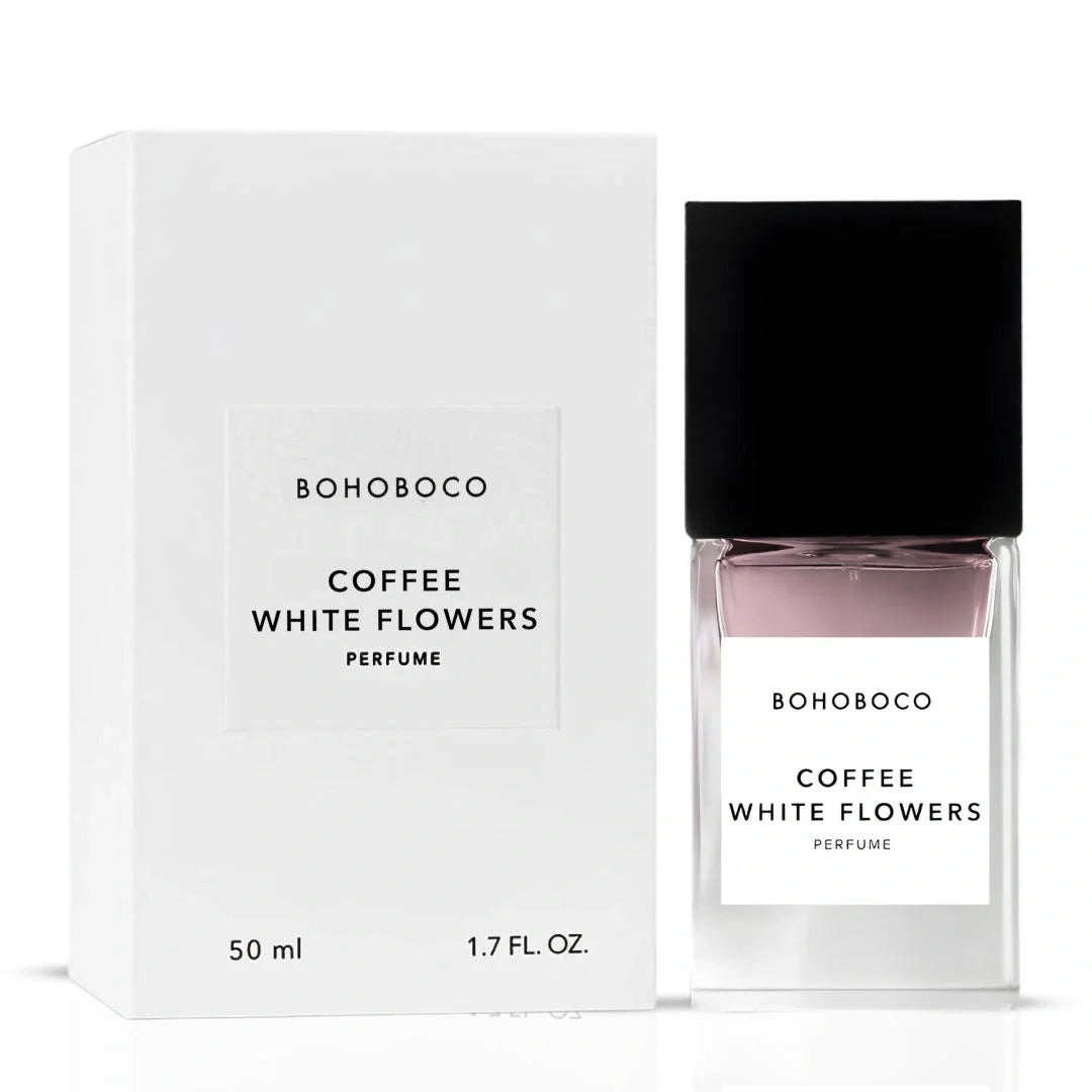 Coffee White Flowers Eau de Parfum Spray 50ml (1.7 fl oz) by Bohoboco - Intense Oud