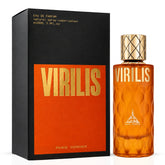 Virilis Eau de Parfum Spray by Paris Corner, 100ml, with sleek bottle design and elegant fragrance presentation.