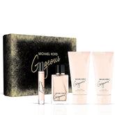 Michael Kors Gorgeous 4Pc Gift Set (3.4oz EDP Spray, 3.4oz Body Lotion, 3.4oz Shower Gel, 10ml EDP Spray)