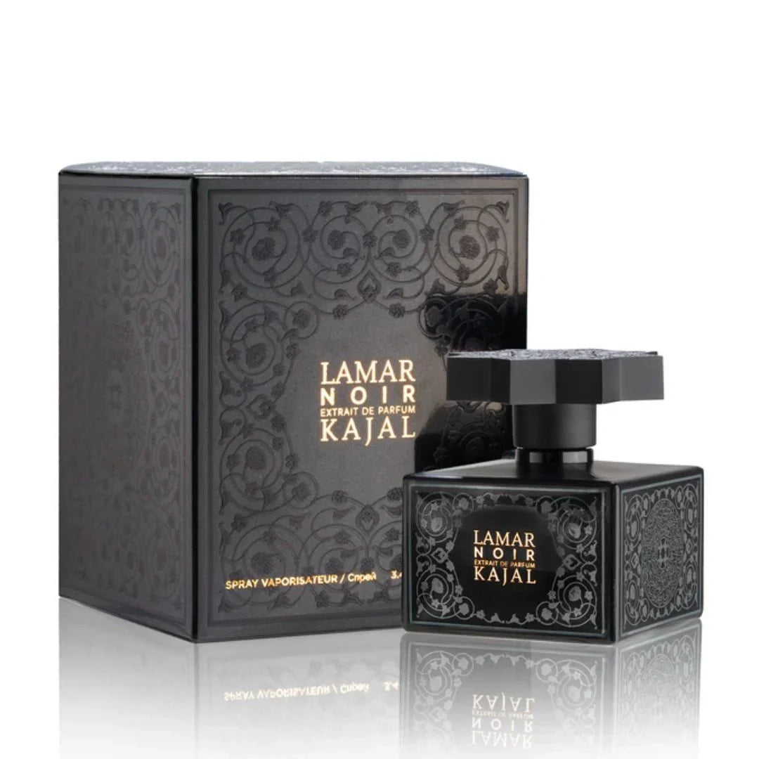 Lamar Noir Extrait de Parfum Spray 100ml (3.4 oz) by Kajal | Intense, Refined, Unforgettable - Intense Oud