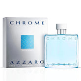 Chrome Eau de Toilette Spray 100ml (3.4 oz) by Azzaro | Fresh Citrus, Refined Spice & Smooth Woods