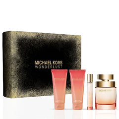 Michael Kors Wonderlust 4Pc Gift Set (3.4oz EDP Spray, 3.4oz Body Lotion, 3.4oz Shower Gel, 10ml EDP Spray)