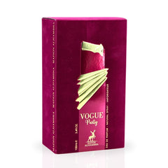 Vogue Party Eau De Parfum Spray 100ML (3.4 OZ) By Maison Alhambra | Long Lasting, Sweet, Floral, Inviting.