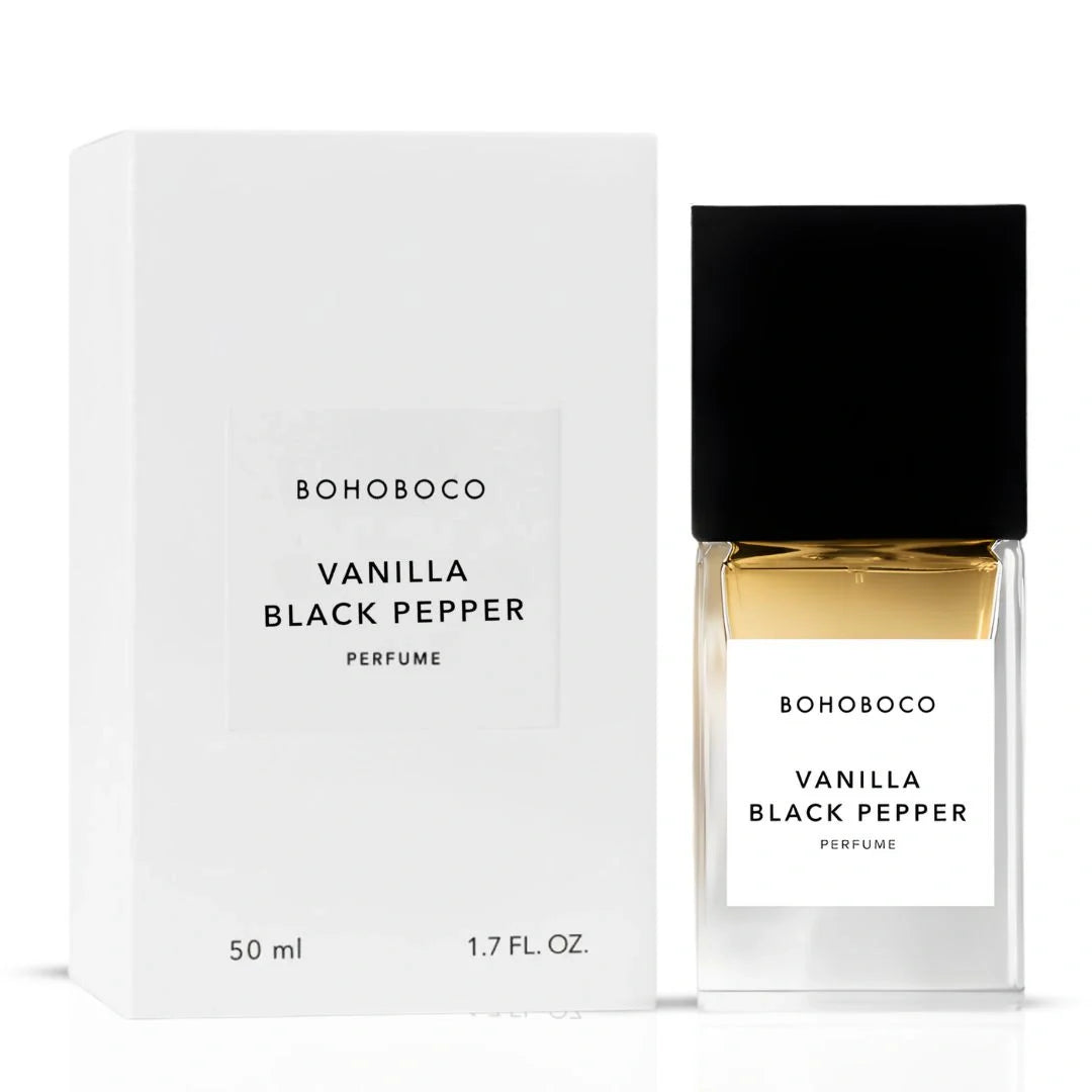Vanilla Black Pepper Eau de Parfum Spray 50ml (1.7 fl oz) by Bohoboco - Intense Oud