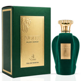 Voux Alma Verde Eau de Parfum spray by Paris Corner, 100ml, with a sleek green and clear glass bottle on a white background.