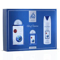 Lattafa Pride Art of Universe 3-Piece Eau de Parfum Gift Set
