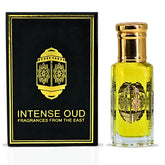 Santal Wood Perfume Oil 12ML (0.40 OZ) With Black Gift Box By Intense Oud | Rich Sandalwood, Vetiver & Luxurious Oud.
