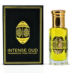 Santal Wood Perfume Oil 12ML (0.40 OZ) With Black Gift Box By Intense Oud | Rich Sandalwood, Vetiver & Luxurious Oud.