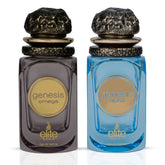 Genesis Omega & Genesis Alpha Eau de Parfum Sprays 100ml (3.4 oz) by Elite Risala (Bundle) - Intense Oud