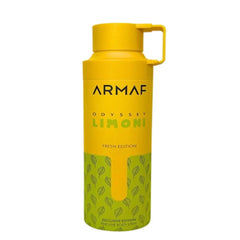 Odyssey Limoni Fresh Deodorant Spray 200ml (6.8 oz) by Armaf
