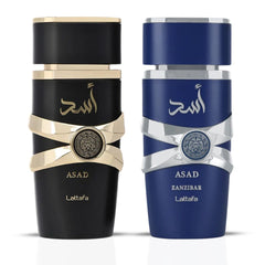Asad & Asad Zanzibar EDP Spray 100ML (3.4 OZ)Gift Set by Lattafa