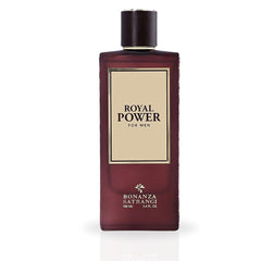Royal Power For Men EDP Spray 100ML (3.4 OZ) by Bonanza Satrangi | Long Lasting, Refreshing, Amber-Vanilla, Luxurious Fragrances.