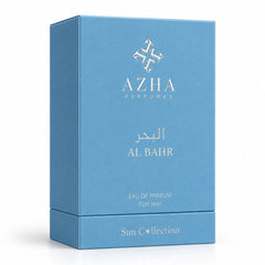 Azha Al Bahr Eau de Parfum Spray 100ml bottle with elegant packaging and floral design, showcasing the luxury fragrance.