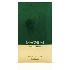 La Fede Magnum Wild Green Eau de Parfum Spray 100ml (3.4 oz) by Khadlaj
