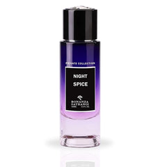Night Spice EDP Spray 100ML (3.4 OZ) by Bonanza Satrangi | Long Lasting, Amber, Musky, Sensual Woody, Luxurious Fragrances.