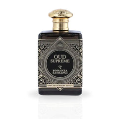 Oud Supreme EDP Spray 100ML (3.4 OZ) by Bonanza Satrangi | Long Lasting, Refreshing, Warm Woody, Musky, Luxurious Fragrance.