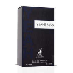Yeah! Man Eau De Parfum Spray 100ML (3.4 OZ) By Maison Alhambra | A Vibrant Blend Of Fresh Fruits, Aromatic Herbs & Woody Base.