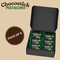 Dubai Choco-Stick Pistachio By Intense Delish | Rich Chocolate, Nutty Crunch, Pistachio Perfection. (BOX OF 6)