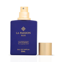 La Passion Blue Eau de Parfum Spray 20ml (0.6 oz) by Intense Elite