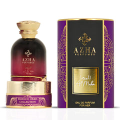 Al Maha For Her Eau De Parfum Spray 100ML (3.4 OZ) by Azha | A Lush Escape of Exotic Fruits & Florals, Melting into Smoky Woods & Golden Amber.