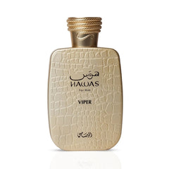 Hawas Viper Eau de Parfum Spray 100ml (3.4 oz) by Rasasi - Intense Oud