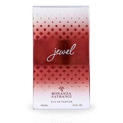 Jewel EDP Spray 100ML (3.4 OZ) by Bonanza Satrangi | Long Lasting, Floral, Oudy, Woody, Luxurious Fragrance.