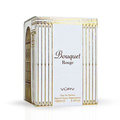 Bouquet Rouge Eau De Parfum Spray 100ML (3.4 OZ) By Vurv | An Exotic, Spicy Blend Of Saffron, Amberwood & Cedar For A Bold Scent With Woody Depth.