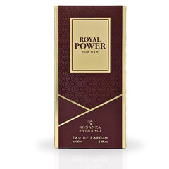 Royal Power For Men EDP Spray 100ML (3.4 OZ) by Bonanza Satrangi | Long Lasting, Refreshing, Amber-Vanilla, Luxurious Fragrances.