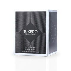 Tuxedo EDP Spray 100ML (3.4 OZ) by Bonanza Satrangi | Long Lasting, Fruity, Leathery, Luxurious Fragrance.