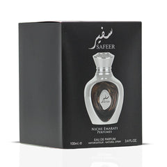 Niche Emarati Safeer Eau De Parfum Spray 100ml (3.4 oz) by Lattafa Pride