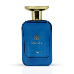 Kingly Eau De Parfum Spray For Men 100ML (3.4 OZ) By Vurv | Long Lasting, Citrusy, Woody & Warm Spicy Fragrance.