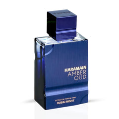 Amber Oud Dubai Night Extrait De Parfum Spray 75ML (2.5 OZ) by Al Haramain | A Fusion of Spice, Florals & Warm Woods.