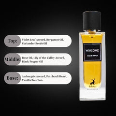 Winsome EDP Spray 90ML (3.04 OZ) by Maison Alhambra | Long Lasting, Woody, Floral, Sweet Fragrance. (Formerly: The Tux)