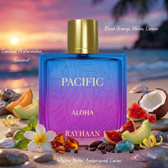 Rayhaan Pacific Aloha Eau de Parfum Spray 100ml (3.4 oz) by Rayhaan