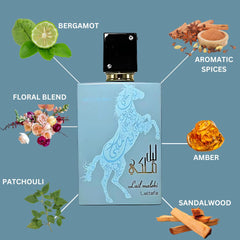 Lail Maleki Moroccan Blue EDP Spray 100ML (3.4 OZ) By Lattafa