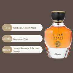 Ibreez Pour Femme EDP Spray 100ML (3.38 OZ) by Rasasi | Long Lasting, Floral, Citrusy, Refreshing, Feminine Scent.