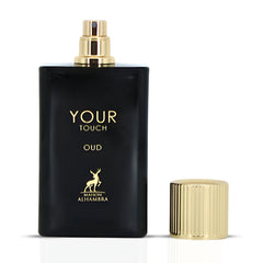 Your Touch Oud Eau De Parfum Spray 100ML (3.4 OZ) by Maison Alhambra | A Rich Blend of Honey, Oud & Smoky Tobaco with a Woody Finish.